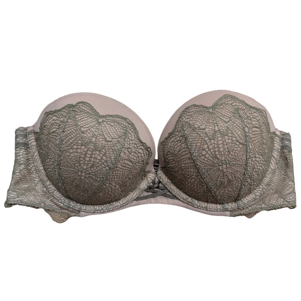 Victoria's Secret Very Sexy Multi-Way Bra Strapless Padded Underwire Lace